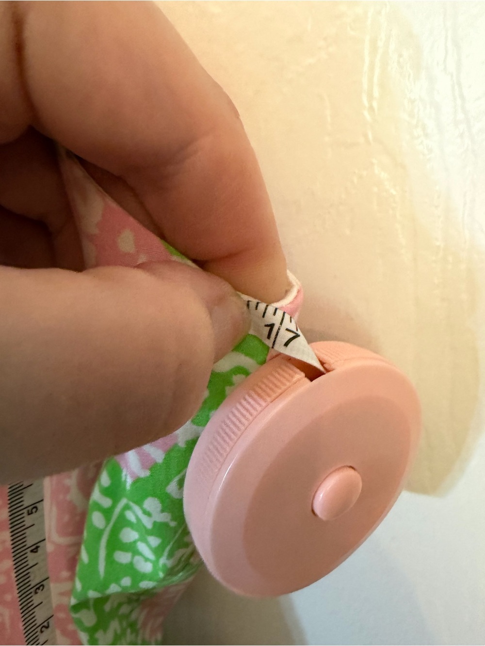 Lilly Pulitzer Cotton Pink & Green Floral Midi Dress - Picture 3 of 7